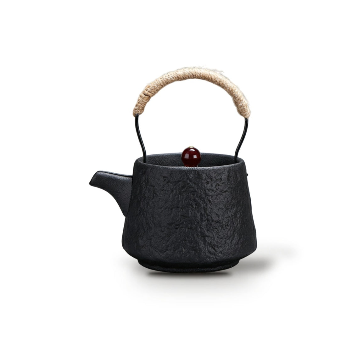 Théière Chinoise en Céramique Calligraphiée 200 ml - Noir
