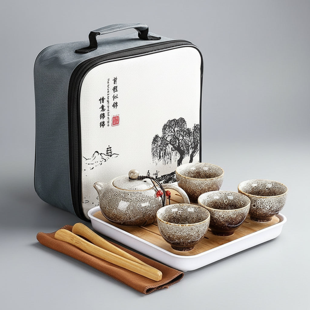Service à thé en céramique blanche 200 ml - Maison Kyusu