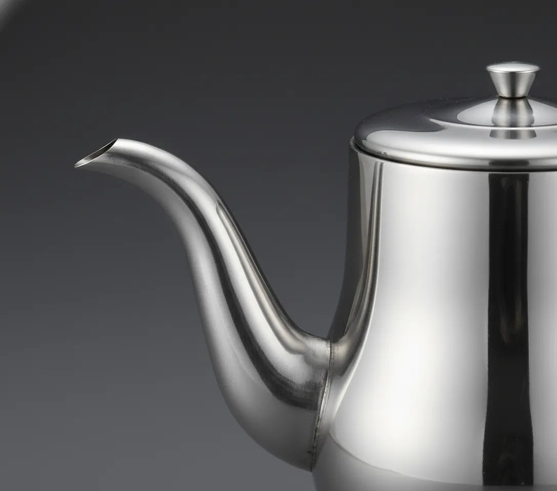 Théière Marocaine en Inox Poli – 700 / 950 ml