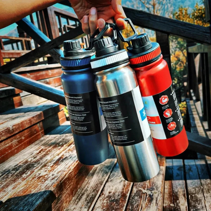 Thermos Isotherme en Acier Inoxydable – 600 ml / 1 L