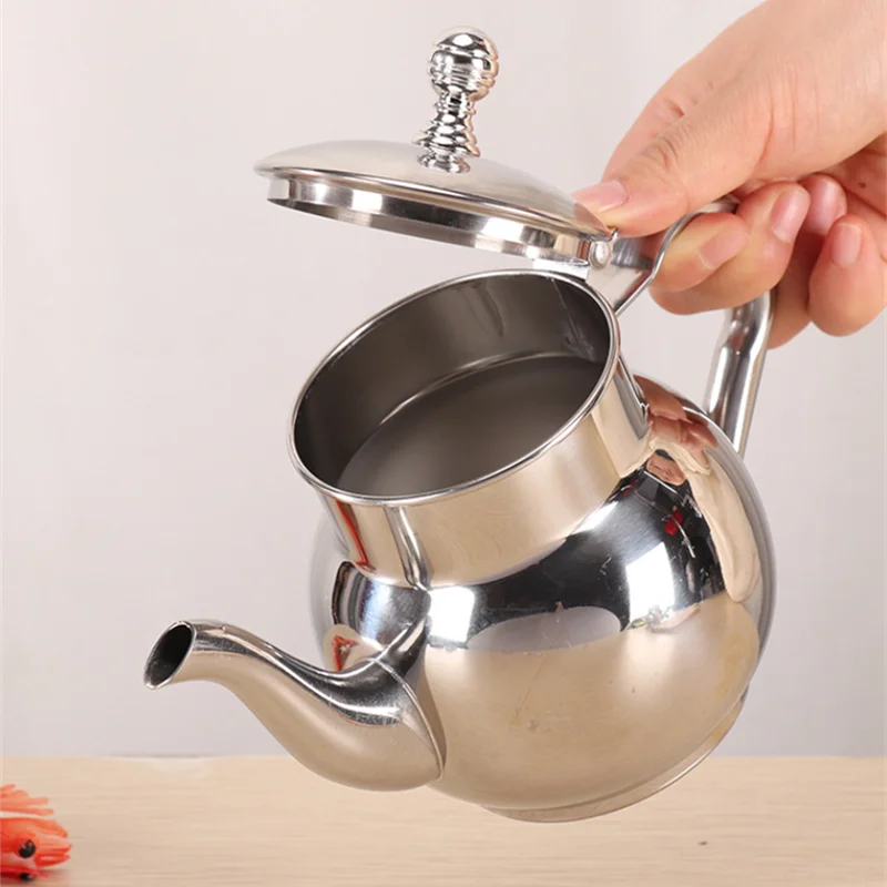 Théière Marocaine Traditionnelle en Inox – 600 / 800 ml
