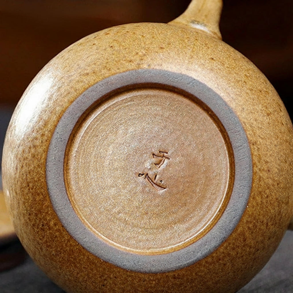 Théière japonaise Kyusu artisanale en céramique 150 ml