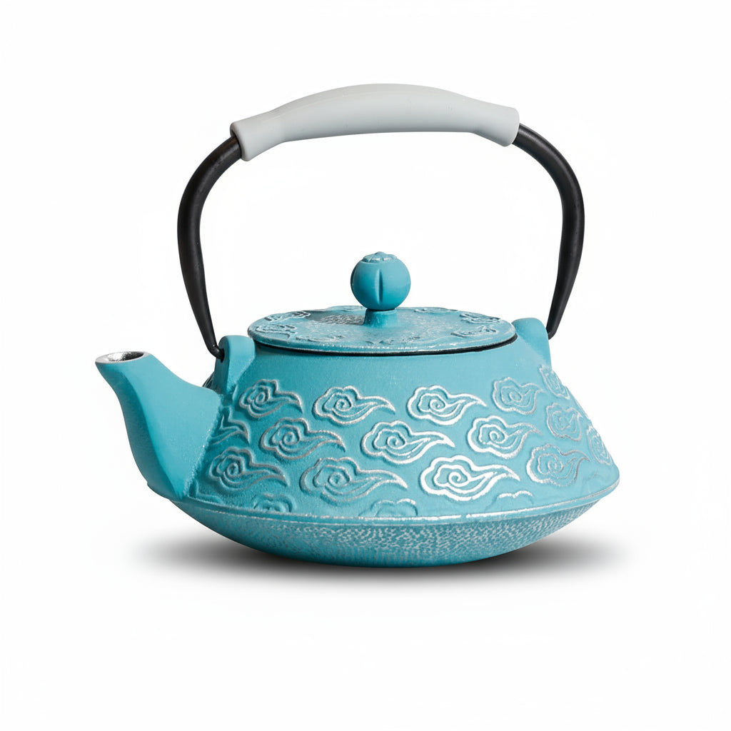 Théière Japonaise en Fonte Tetsubin Motifs Kumo 850 ml