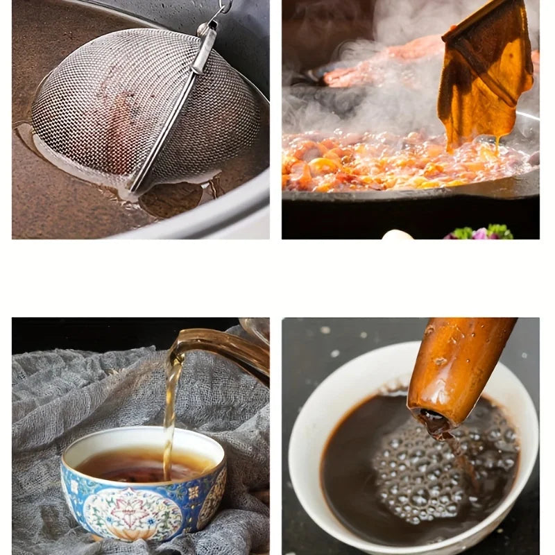 Filtre à thé inox avec chaîne – Infuseur boule