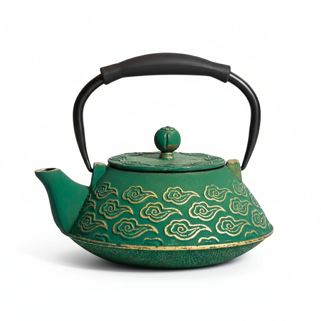 Théière Japonaise en Fonte Tetsubin Motifs Kumo 850 ml