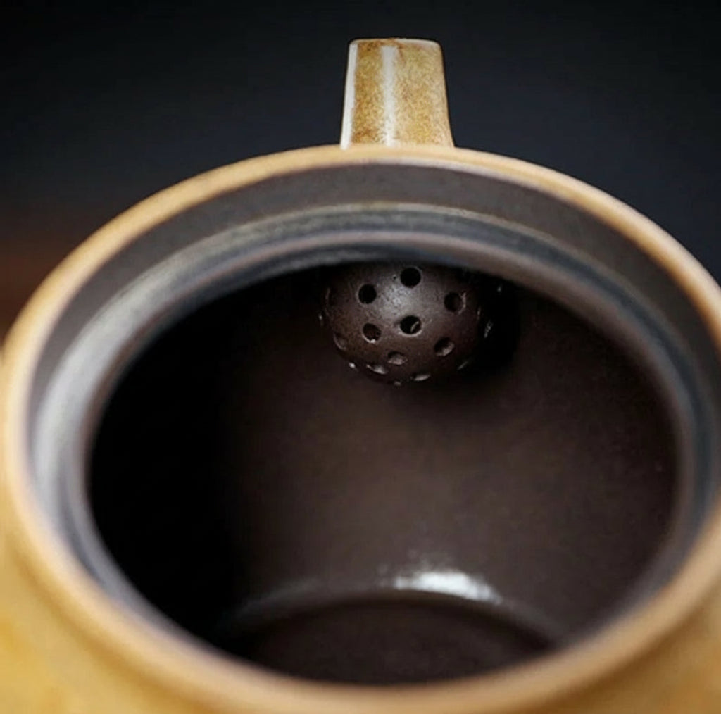 Théière japonaise Kyusu artisanale en céramique 150 ml