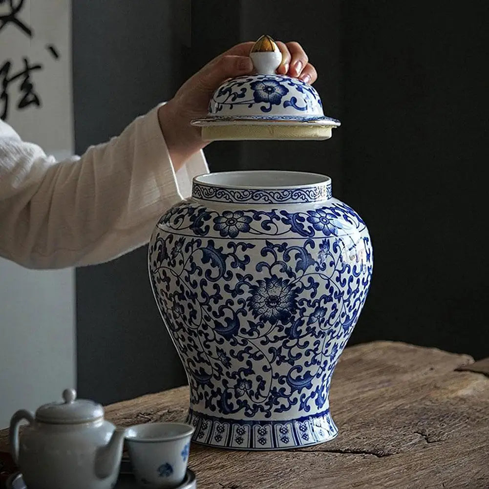 Boîte à thé en porcelaine chinoise 1300 ml