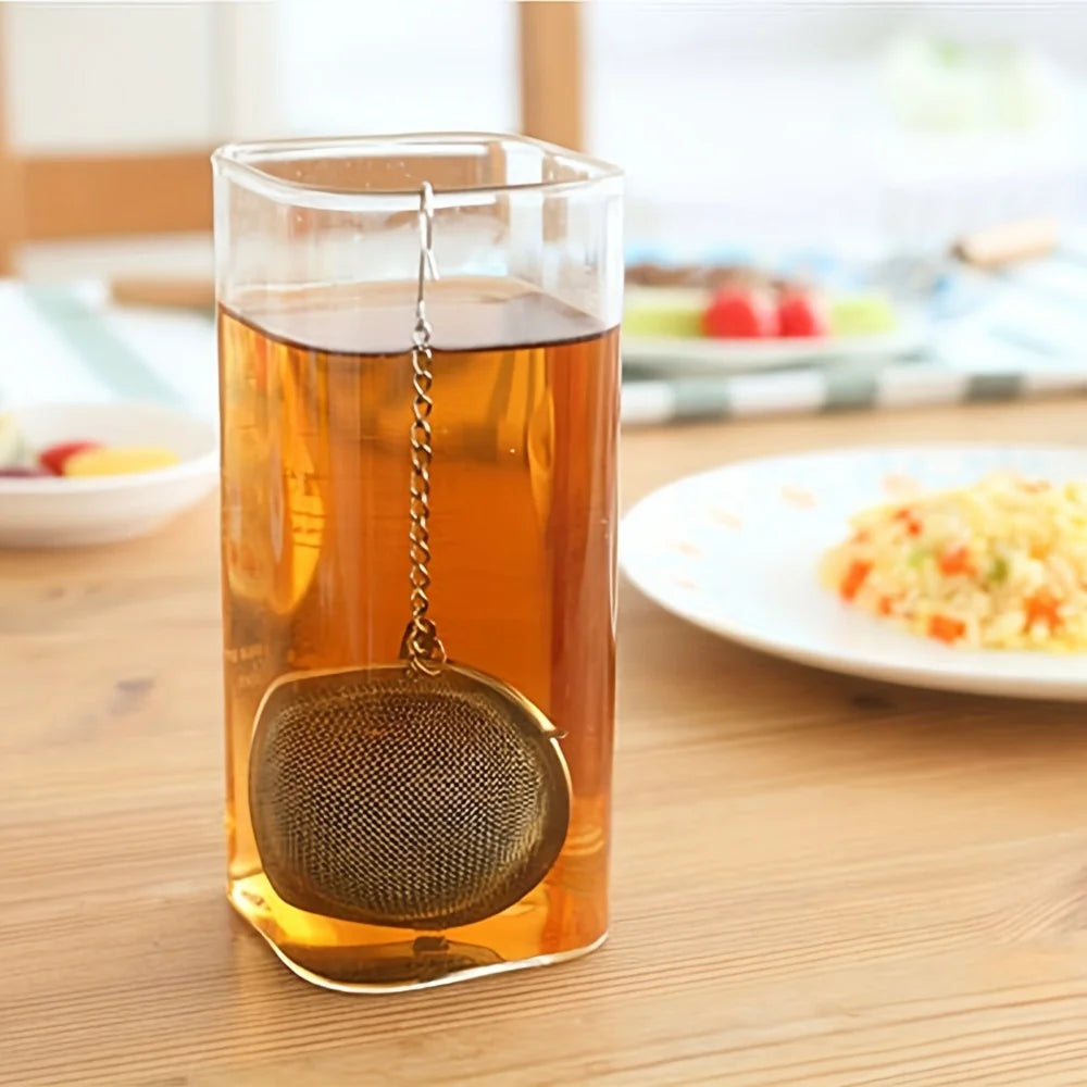 Filtre à thé inox avec chaîne – Infuseur boule