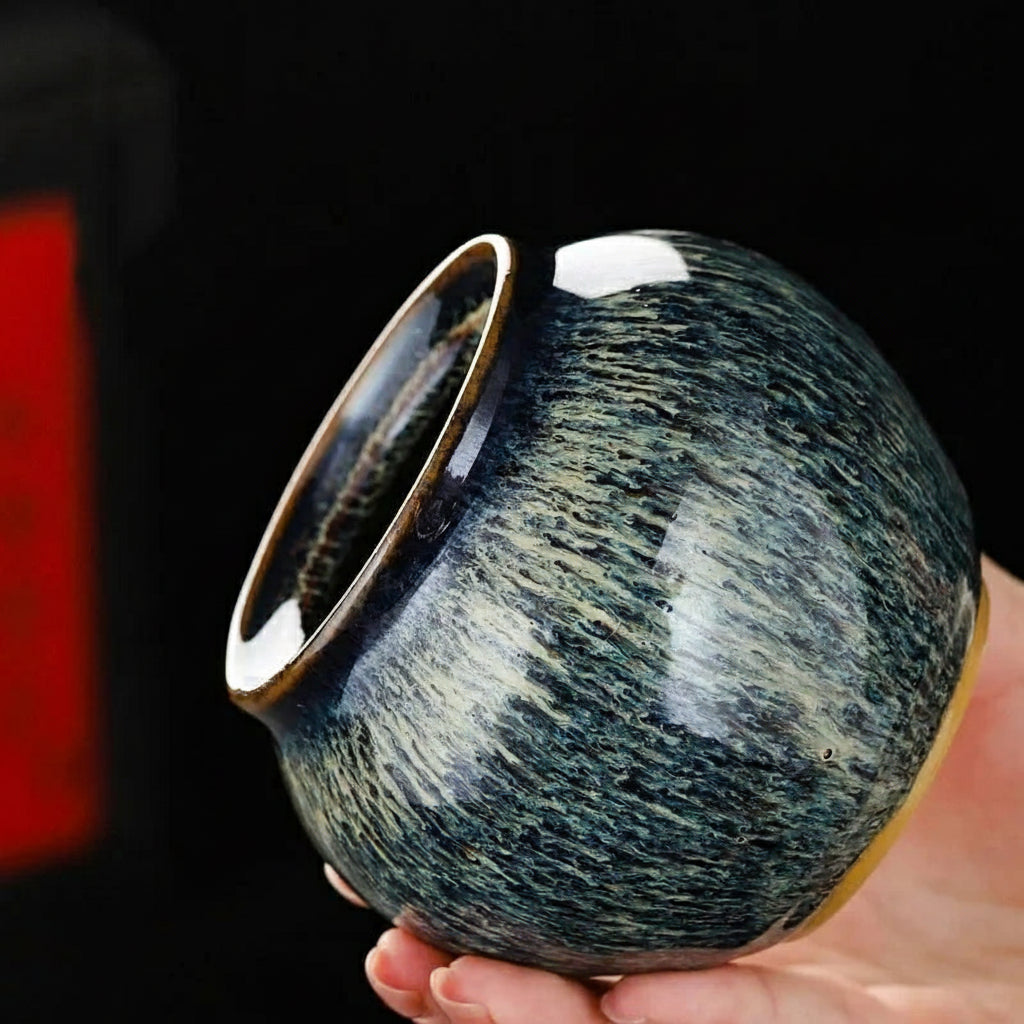Boîte à thé en porcelaine – Multicolore