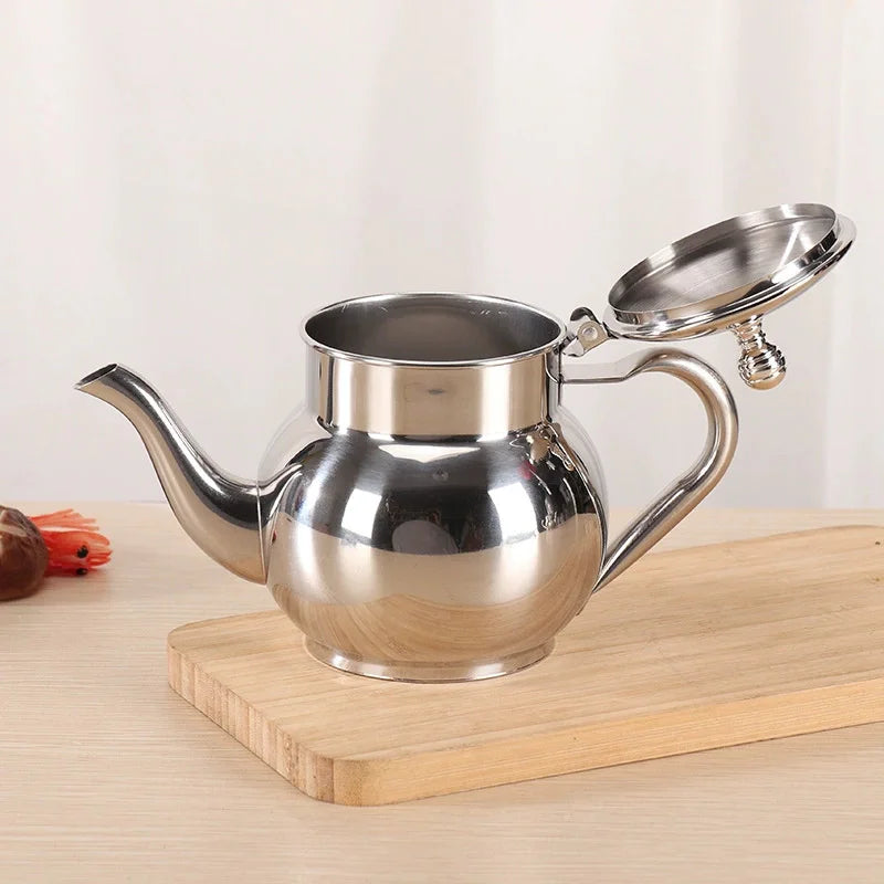 Théière Marocaine Traditionnelle en Inox – 600 / 800 ml