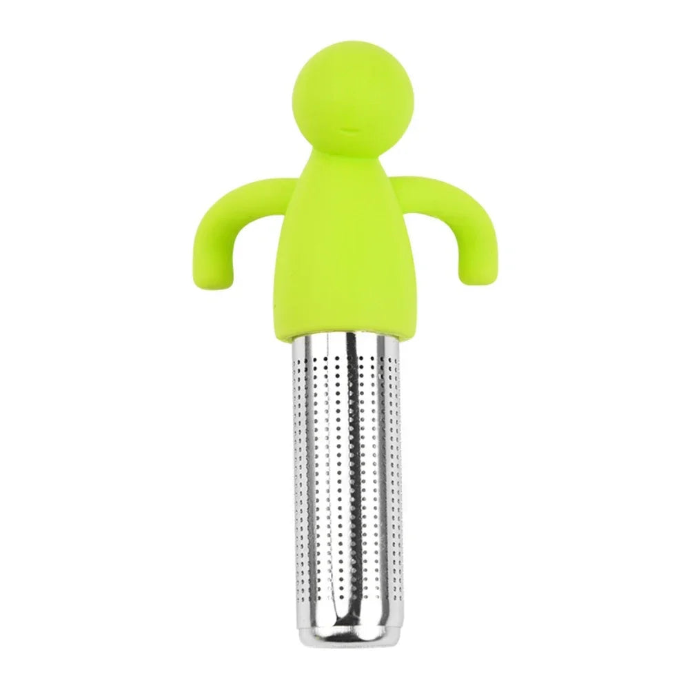 Filtres à thé silicone & inox – Modèle personnage