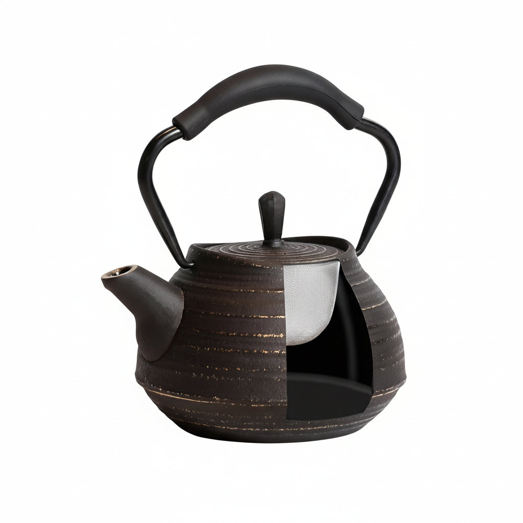 Théière Japonaise en Fonte Kawari-gata 650 ml