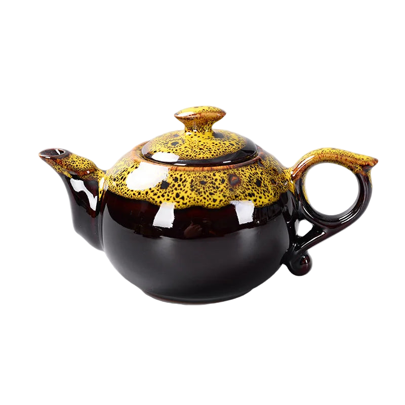 Théière Japonaise Gongfu Traditionnelle en Porcelaine Émaillée 200 ml