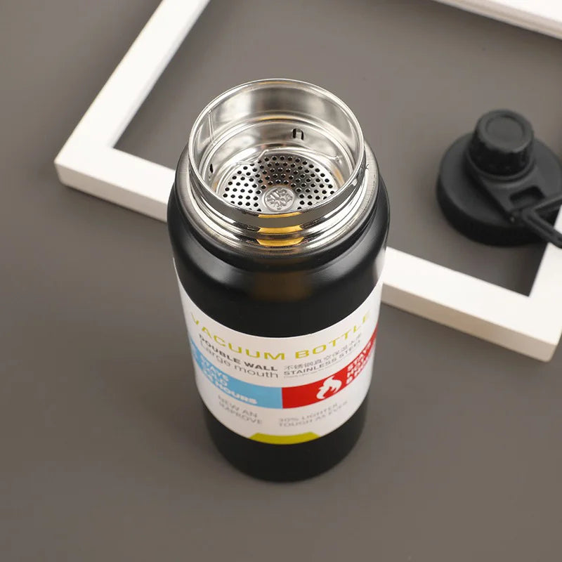 Thermos Isotherme en Acier Inoxydable – 600 ml / 1 L