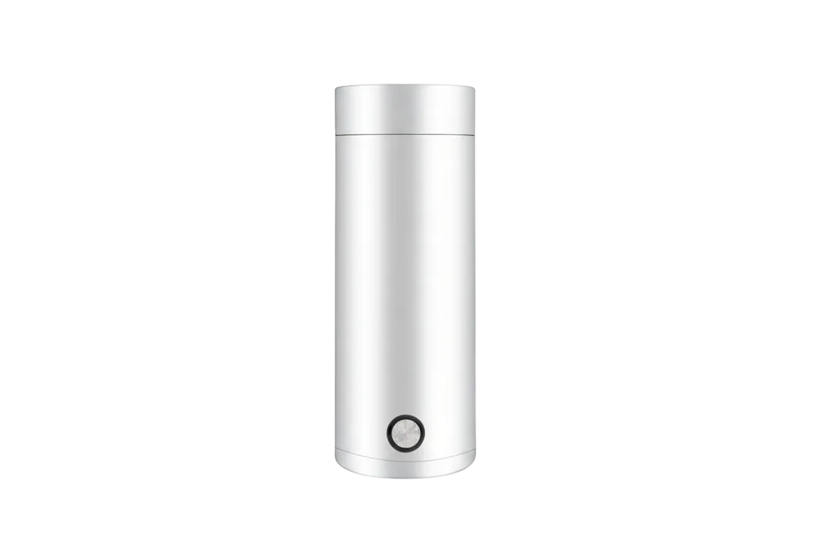 Bouilloire électrique portable en inox 304, 350 ml, avec prise EU, compacte pour voyage.