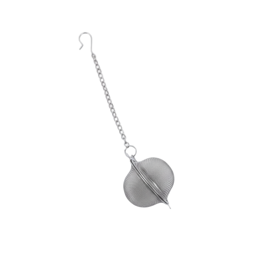 Infuseur à thé inox en forme de boule avec chaîne - Maison Kyusu