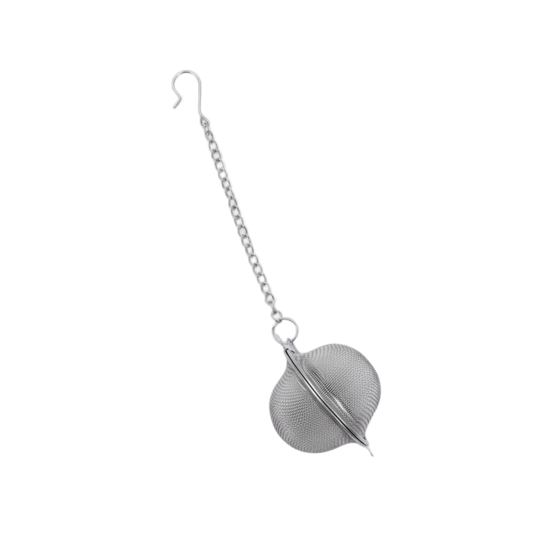 Infuseur à thé inox en forme de boule avec chaîne - Maison Kyusu