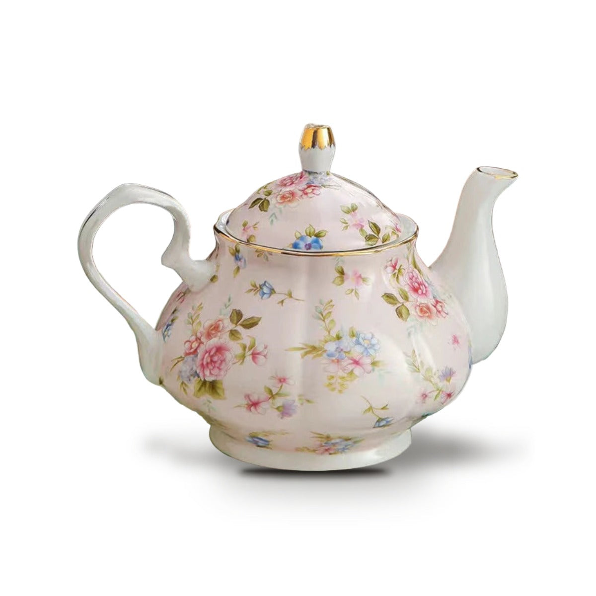 Théière Anglaise en Porcelaine 400 ml - Rose