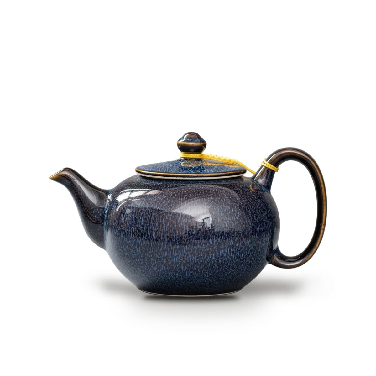 Théière chinoise artisanale en céramique texturée - 700 ml