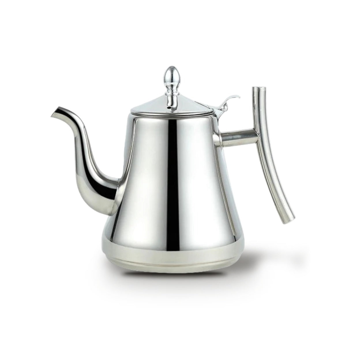 Théière Marocaine en Inox Poli - Argent 1,5 L